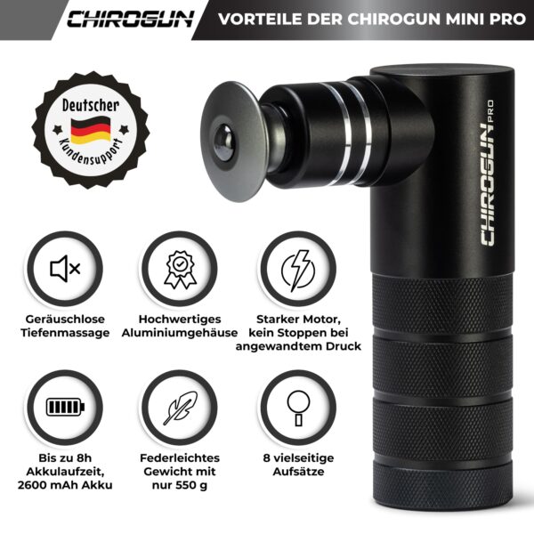 ChiroGun Mini PRO Massagepistole – Bild 3