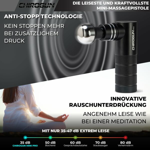 ChiroGun Mini Pro Black Anwendung