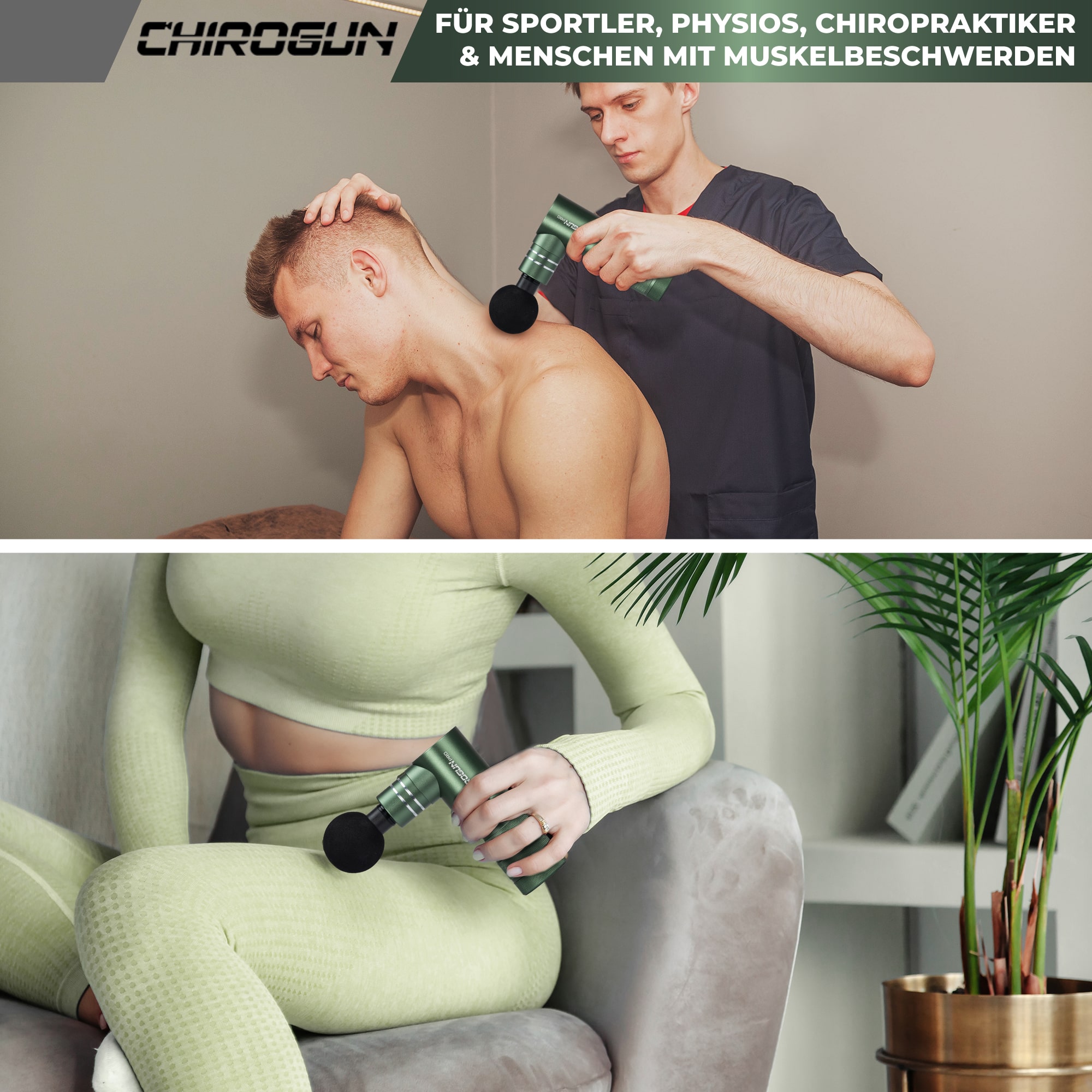 ChiroGun Mini Pro Massage Pistole Physio