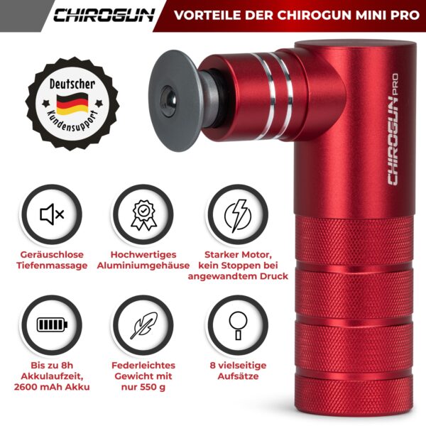 ChiroGun Mini Pro Vorteile