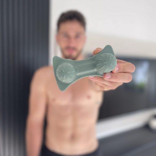Chirogun Duo grün Saugnapf Massageball CHIROGUN Duo Trigger Massagegerät Grün Saugnapf
